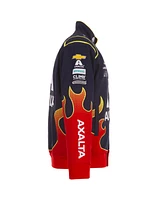 Jh Design Men's Navy/Red William Byron Axalta Full-Snap Twill Uniform Jacket