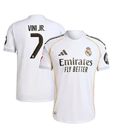 Adidas Men's Vini Jr. White Real Madrid 2025/26 Home Authentic Jersey