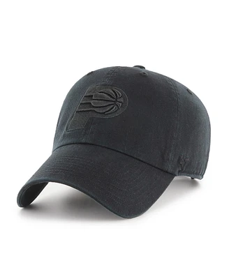'47 Brand Men's Black Indiana Pacers Primary Logo Clean Up Adjustable Hat