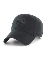'47 Brand Men's Black Indiana Pacers Primary Logo Clean Up Adjustable Hat