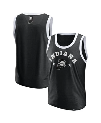 Fanatics Men's Black Indiana Pacers Mesh Tank Top