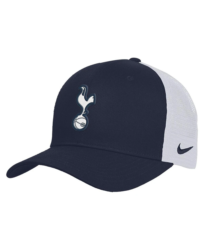 Nike Men's and Women's Navy Tottenham Hotspur Rise Adjustable Trucker Hat