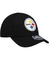 New Era Toddler Black Pittsburgh Steelers Main 9FORTY Adjustable Hat