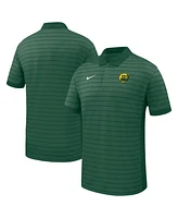 Nike Men's Green Baylor Bears 2025 Early Season Coaches Sideline Victory Stripe Performance Polo Shirt