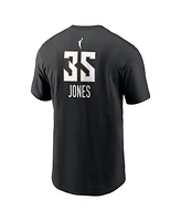Nike Men's Jonquel Jones Black New York Liberty Explorer Edition Name Number T-Shirt