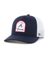 '47 Brand Men's Navy Atlanta Braves Gimmie Golf Trucker Adjustable Hat