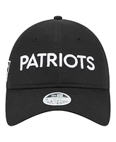 New Era Women's Black New England Patriots Cece 9TWENTY Adjustable Hat