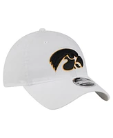 New Era Men's White Iowa Hawkeyes Active Ripstop 9TWENTY Adjustable Hat
