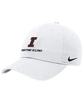 Nike Men's White Illinois Fighting Illini 2025 On-Field Club Adjustable Hat