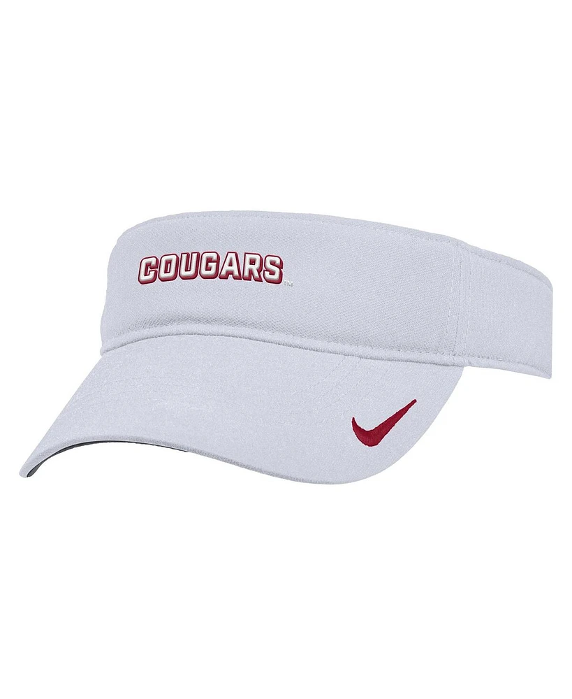 Nike Men's White Washington State Cougars 2025 On-Field Ace Performance Adjustable Visor Hat