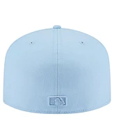 New Era Men's Light Blue Los Angeles Angels Color Pack A-Frame 59FIFTY Fitted Hat