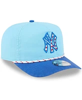 New Era Men's Light Blue/Blue New York Yankees 2025 Fourth of July Golfer Snapback Hat