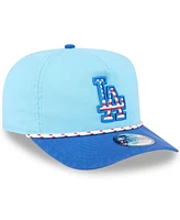 New Era Men's Light Blue/Royal Los Angeles Dodgers 2025 Fourth of July Golfer Snapback Hat