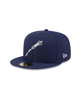 New Era Men's Navy Norfolk Tides Theme Nights 59FIFTY Fitted Hat
