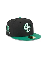 New Era Men's Black Dayton Dragons Theme Nights 59FIFTY Fitted Hat
