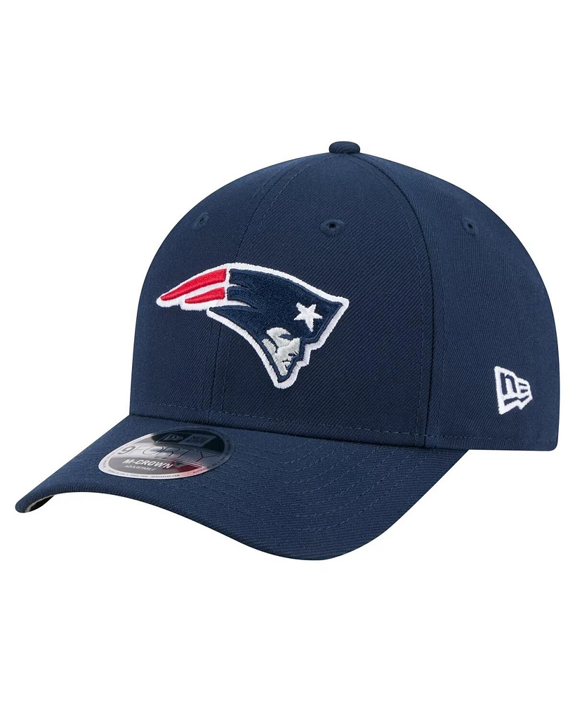 New Era Men's Navy New England Patriots Team Collection 9FORTY M-Crown Adjustable Hat