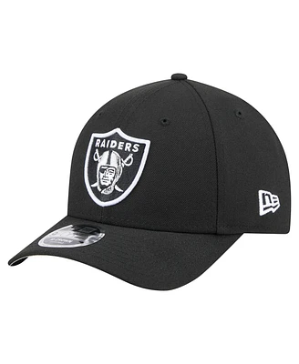 New Era Men's Black Las Vegas Raiders Team Collection 9FORTY M-Crown Adjustable Hat