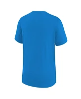 Nike Big Boys and Girls Blue Carolina Panthers Icon Legend T-Shirt