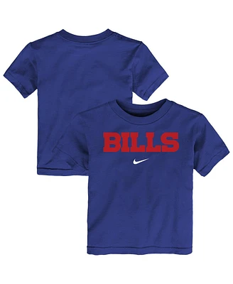 Nike Toddler Royal Buffalo Bills Wordmark T-Shirt