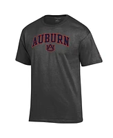 Champion Men's Charcoal Auburn Tigers Arched Logo T-Shirt