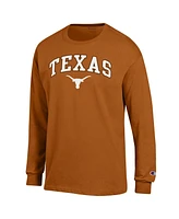 Champion Men's Texas Orange Texas Longhorns Arch Over Logo Long Sleeve T-Shirt