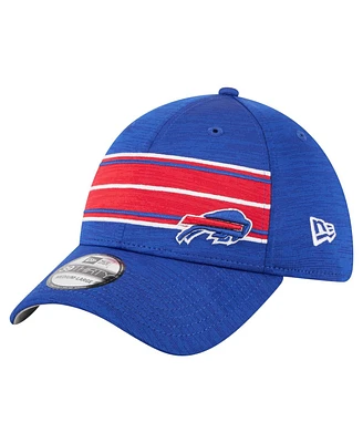 New Era Men's Royal Buffalo Bills Stripes 39THIRTY Flex Hat