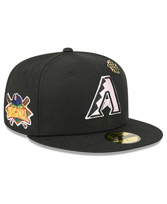 New Era Men's Black Arizona Diamondbacks 2025 Big League Chew 59FIFTY Fitted Hat