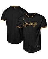 Nike Big Boys and Girls Black Pittsburgh Pirates Alternate 2 Replica Jersey