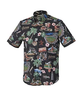 Reyn Spooner Men's Black Houston Astros Scenic Tri-Blend Button-Down Shirt