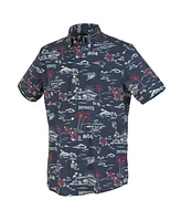 Reyn Spooner Men's Navy New England Patriots Kekai Performance Button-Down Shirt