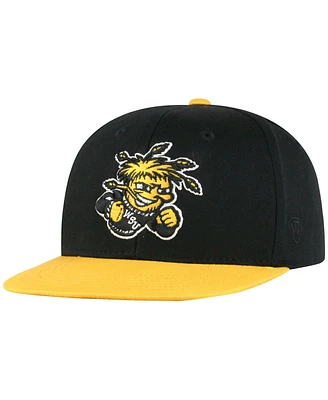 Top of the World Big Boys and Girls Black Wichita State Shockers Victory Maverick Snapback Hat
