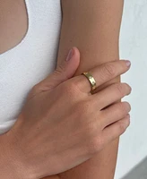 Adornia Gold Cubic Zirconia Stars Band Ring