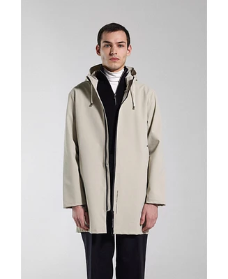 Stutterheim Men's Stockholm Lightweight Zip Matte Raincoat