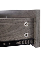 Double Dog Crate Furniture with Shelves