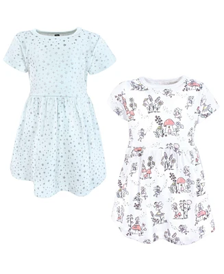 Hudson Baby Infant and Toddler Girls Cotton Dresses