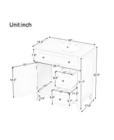 Streamdale Furniture 30" Bathroom Vanity with Sink