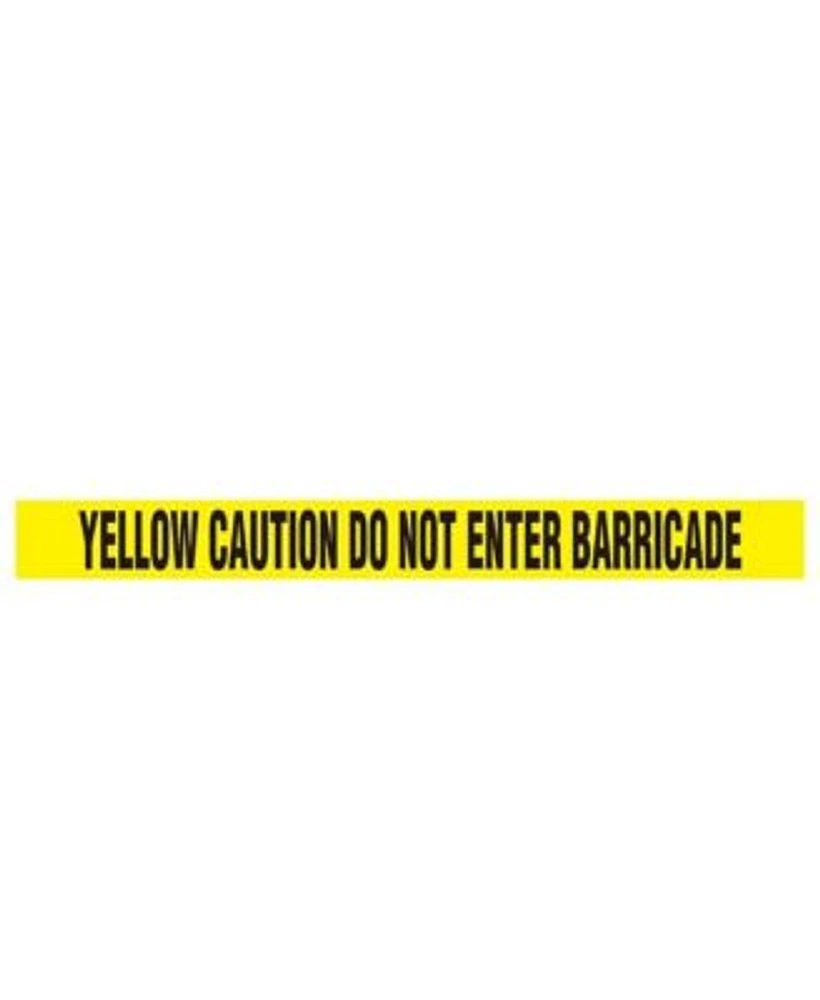 Pyle 12 Pieces Safety Yellow Caution Do Not Enter Barricade Tape Set 200 Meters Long Tape Roll Suitable For A Wide Range Of Applications
