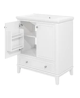 Streamdale Furniture 30" Bathroom Vanity with Sink Combo