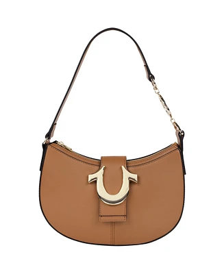 True Religion Horseshoe Strap Crescent Hobo