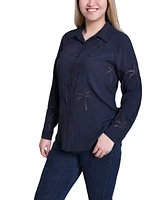 Ny Collection Women's Long Sleeve Top