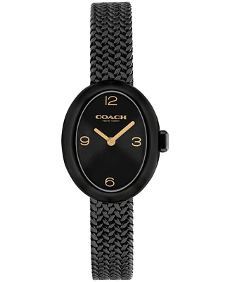 Coach Women's Sammy Black Ip Stainless Steel Bracelet Watch, 22.5mm