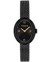 Coach Women's Sammy Black Ip Stainless Steel Bracelet Watch, 22.5mm