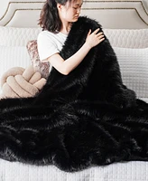 Battilo Lifestyle Faux Fur Throw, 60" x 80"