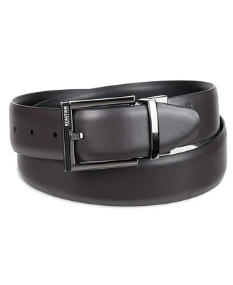 Kenneth Cole Reaction Men's 2-In-1 Reversible Feather Edge Dress Belt