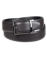Kenneth Cole Reaction Men's 2-In-1 Reversible Feather Edge Dress Belt