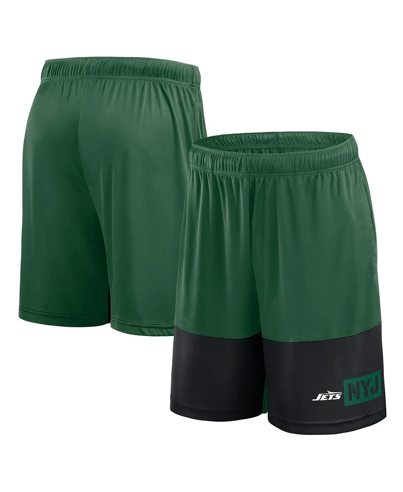 Logo Athletic Men's Green New York Jets Best of the Shorts