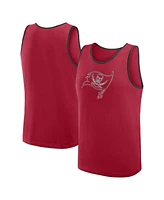 Logo Athletic Men's Red Tampa Bay Buccaneers Unmatched Success Tank Top