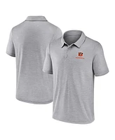 Fanatics Men's Gray Cincinnati Bengals Making Waves Polo Shirt