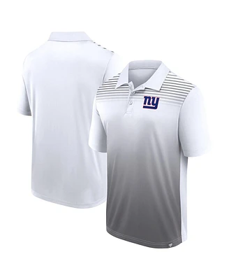 Logo Athletic Men's White/Gray New York Giants Sandlot Game Polo Shirt