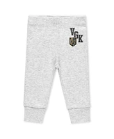 Wear by Erin Andrews Baby Boys and Girls 3-Piece Vegas Golden Knights Turn Me Around Bodysuits Pants Set